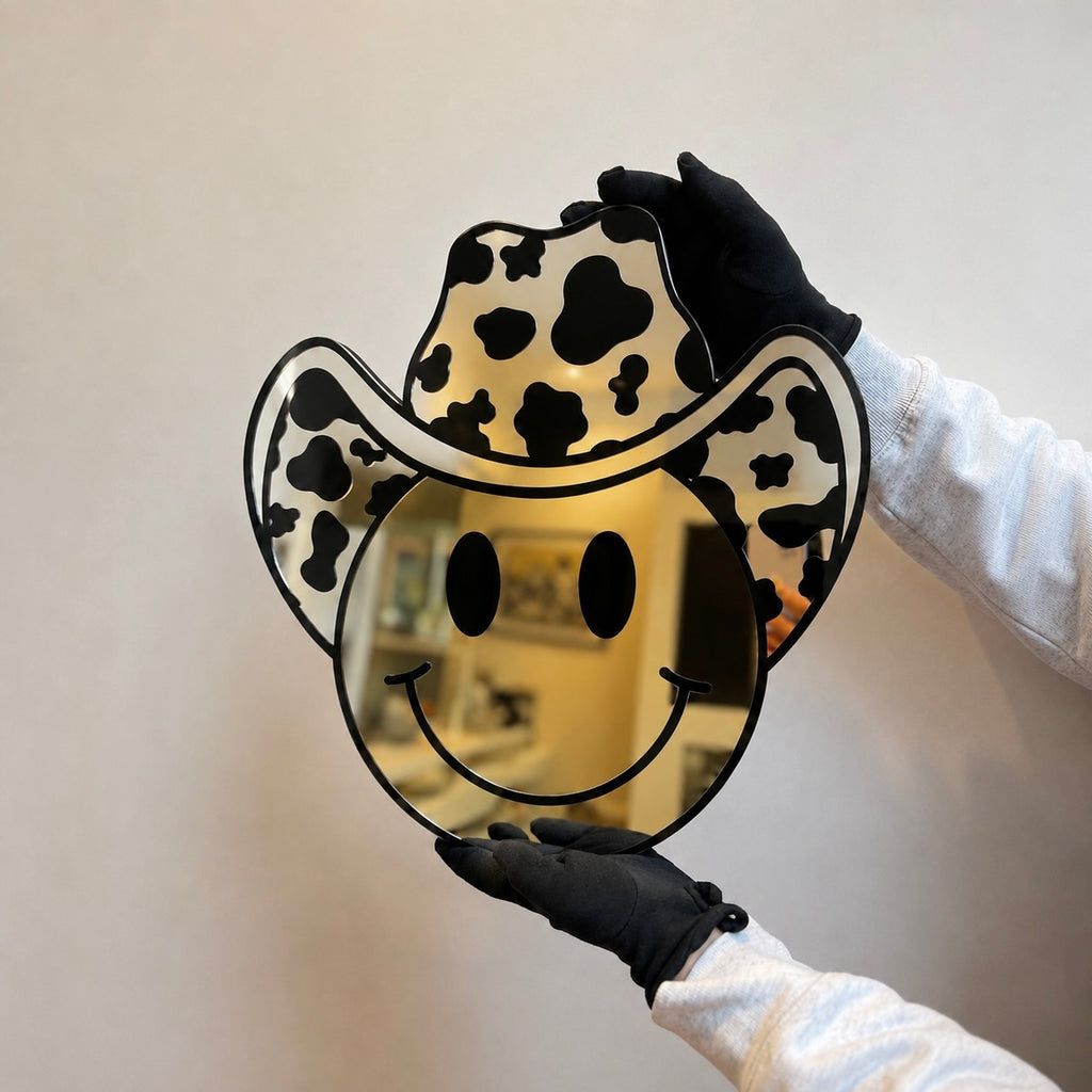 Cowboy Smiley Mirror