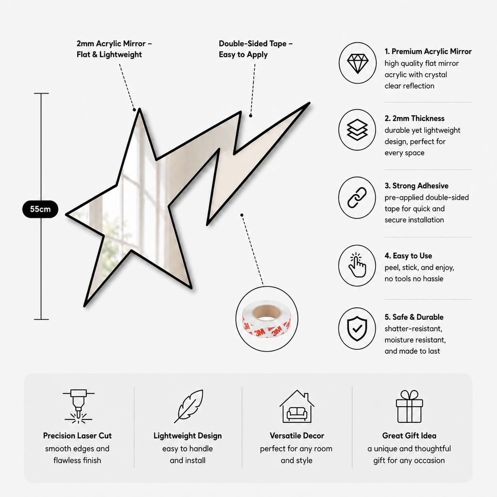 Star Lightning Mirror