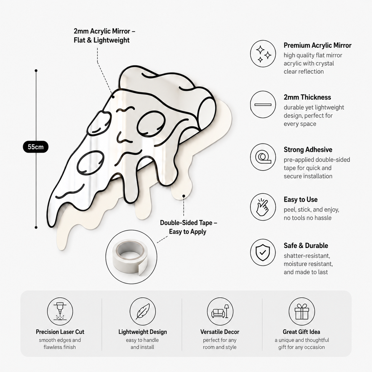 Melting Pizza Mirror